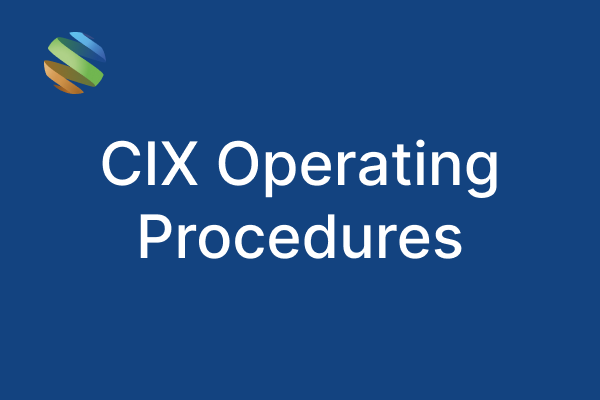 CIX Operating Procedures